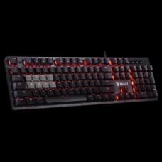 A4tech Bloody B500, MECHA-LIKE SWITCH Gaming Keyboard USB/Grey - Single Red color (US+RUSSIAN)